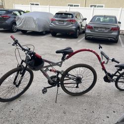 Bike With Tandem Bike Co Passenger 