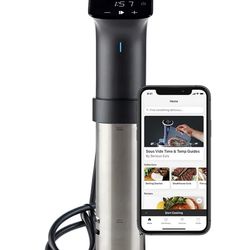 Anova Culinary Sous Vide Precision Cooker Pro, 1200 Watts, Black and Silver