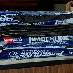 GAF TIMBERLINE PRESTIQUE 30 ARCHITECTURAL ROOFING SHINGLES - COLOR BARKWOOD (NEW FROM 2009). IT IS $20.00 PER BUNDLE. I HAVE OVER 3 BUNDLES.