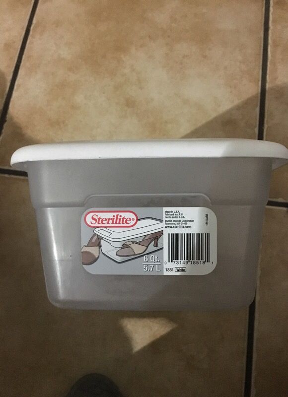 6 qt Storage Containers