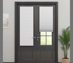 LazBlinds Cordless Cellular Shades 26" W x 78" H White Blackout