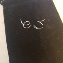 Minimalist Ear Climb White Gold Plated