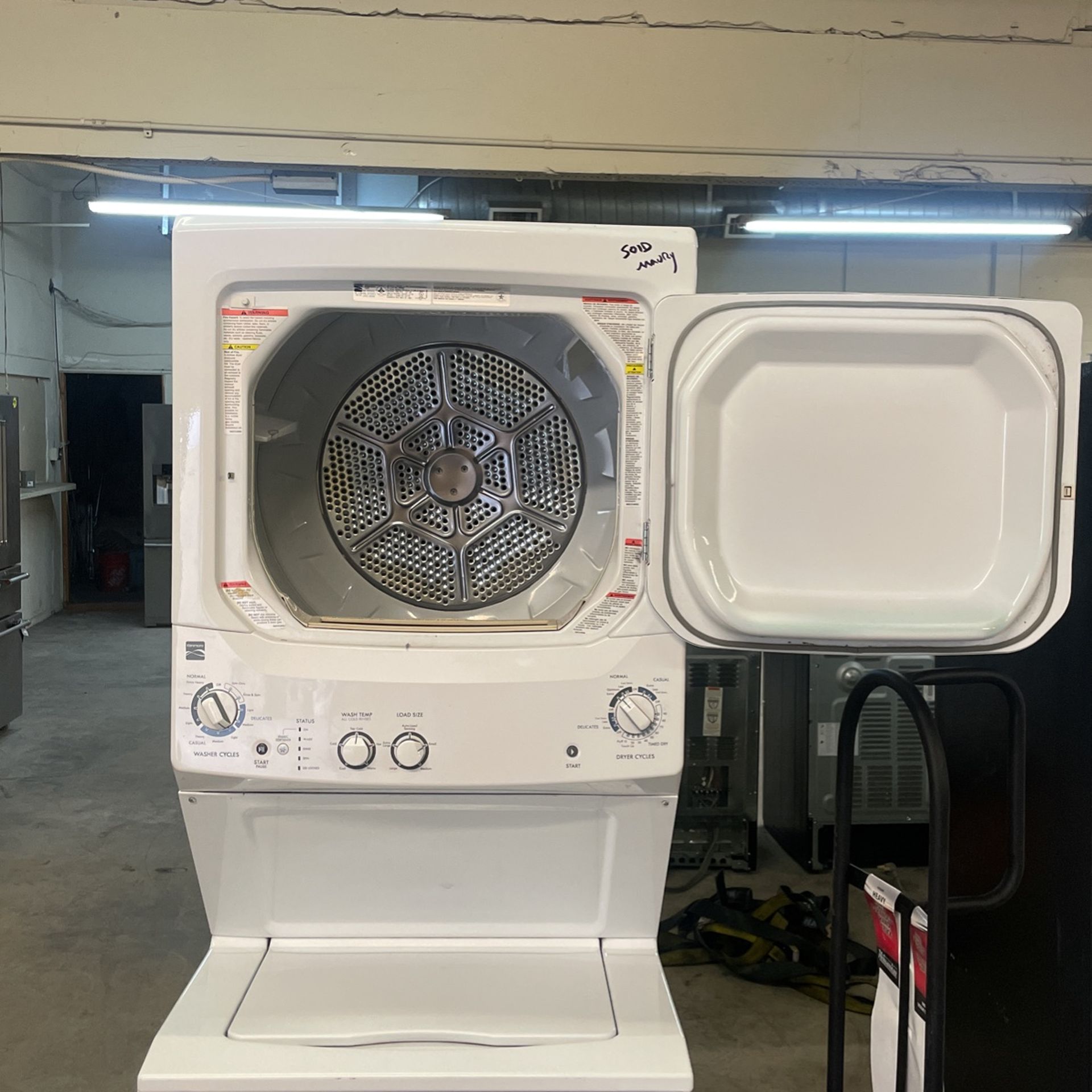 Kenmore Used Stackable Combo Washer Dryer