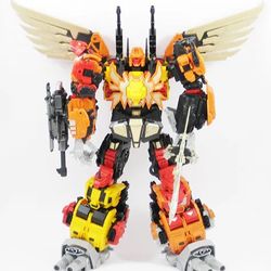 Transformers MMC Predaking Feral Rex Combiner set of 5 Predacons, Like New Never Transformed
