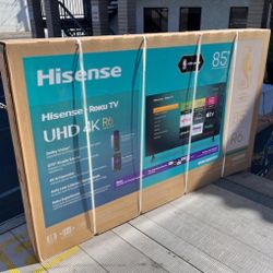 Hisense 85” 4K ROKU SMART TV