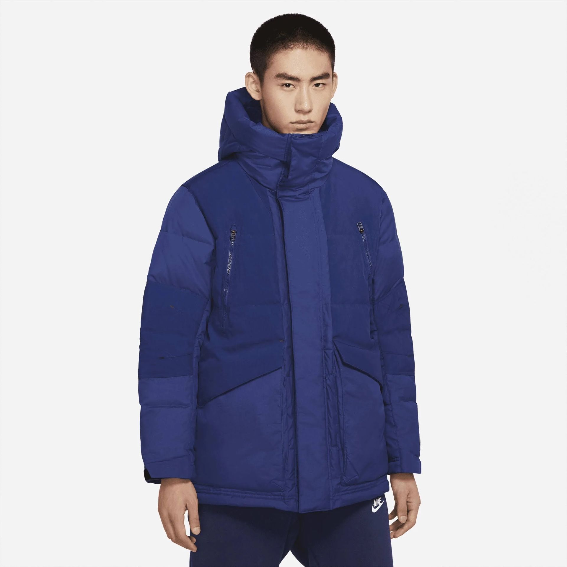NIKE SPTCAS MEN NEW BLUE VOID REPEL DOWN FILL PUFFER JACKET $350 CU4392-492 XXL