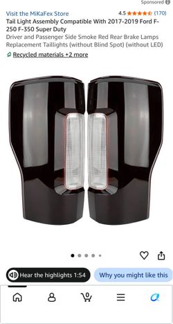 Ford F-250 F-350 Tail Light Assembly Pair