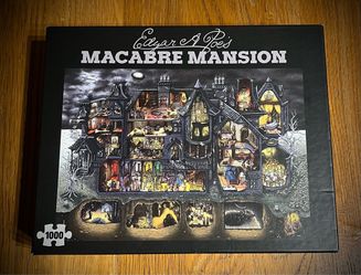 Edgar Allen Poe; Macabre Mansion 1000 piece puzzle