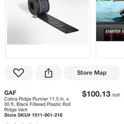 Plastic Roll Ridge Vent 