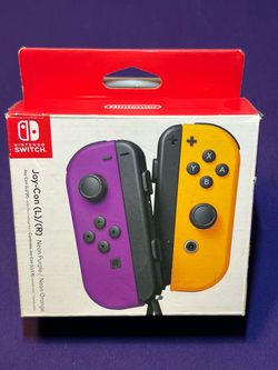 Nintendo Switch Neon Purple / Neon Orange Joy-Cons