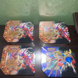 Slashing Legends Pokemon Tins 