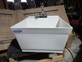 Utility Tub With Faucet 