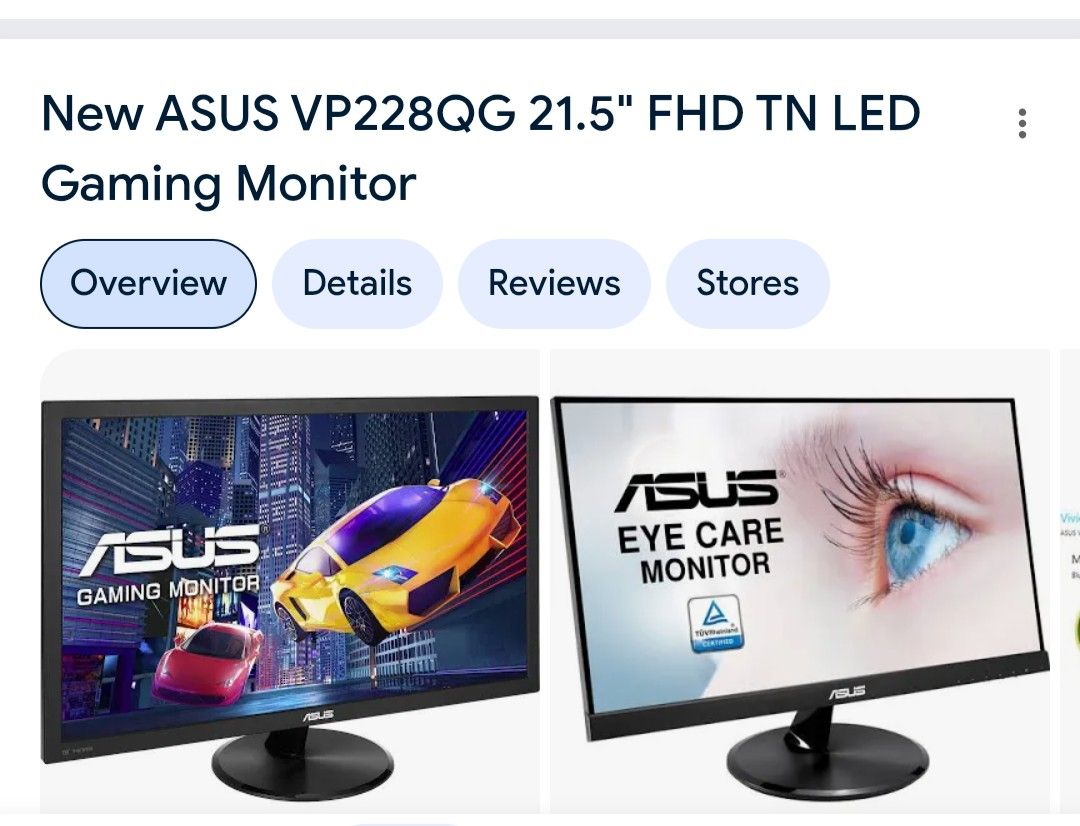 NEW ASUS VP228QG LED GAMING MONITOR!!