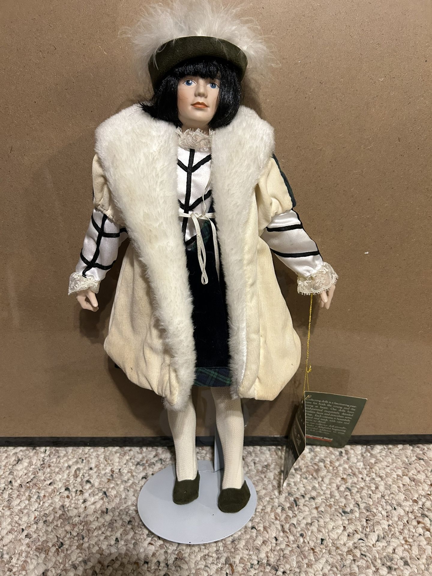 Montgomery Ward Porcelain Collector Doll