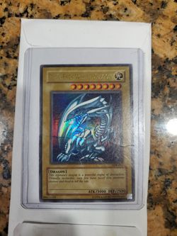 Blue eye white dragon 1996 YU Gi Oh