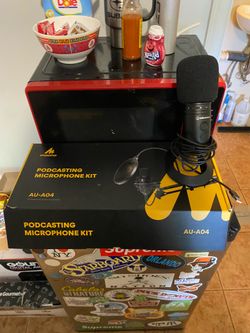 Audiotechnica AT2020USB + Maono Podcast Microphone Kit