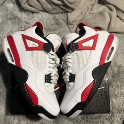 red cement jordan 4’s