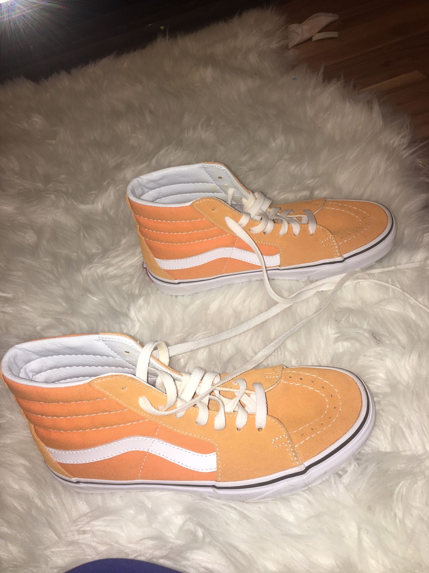 Orange VANS size 8w