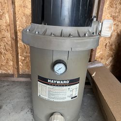 Hayward Pool Filter, Pump, and Base