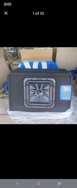 10" kicker L7s solo basic subwoofer. Brand new in box