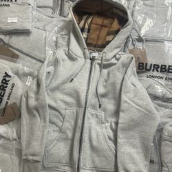 Burberry zip up 