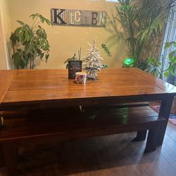 Custom Farmhouse style dining table
