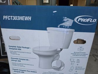 Toilet in box