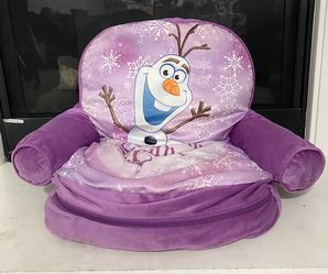 Frozen chair with sleeping Bag