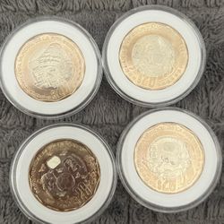 Monedas Conmemorativas Del Mundial Set De 4 