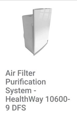 HealthWay Intellipure 10600-9 DFS Tabletop Air Purifier Needs Filter Replacement