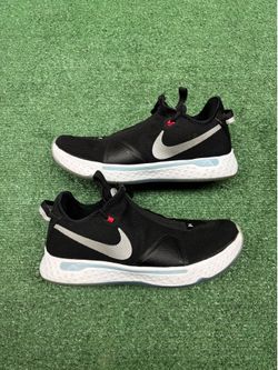 NIKE PG 4 BLACK LIGHT SMOKE GREY SIZE 12