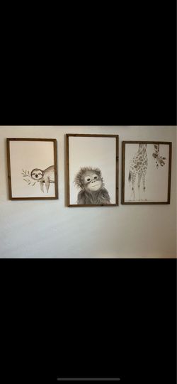 Nursery picture frames