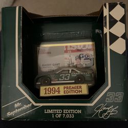 Vintage NASCAR Harry Gant Autographed Car