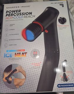 Sharper Image Power Percussion Hot + Cold Reach Massager