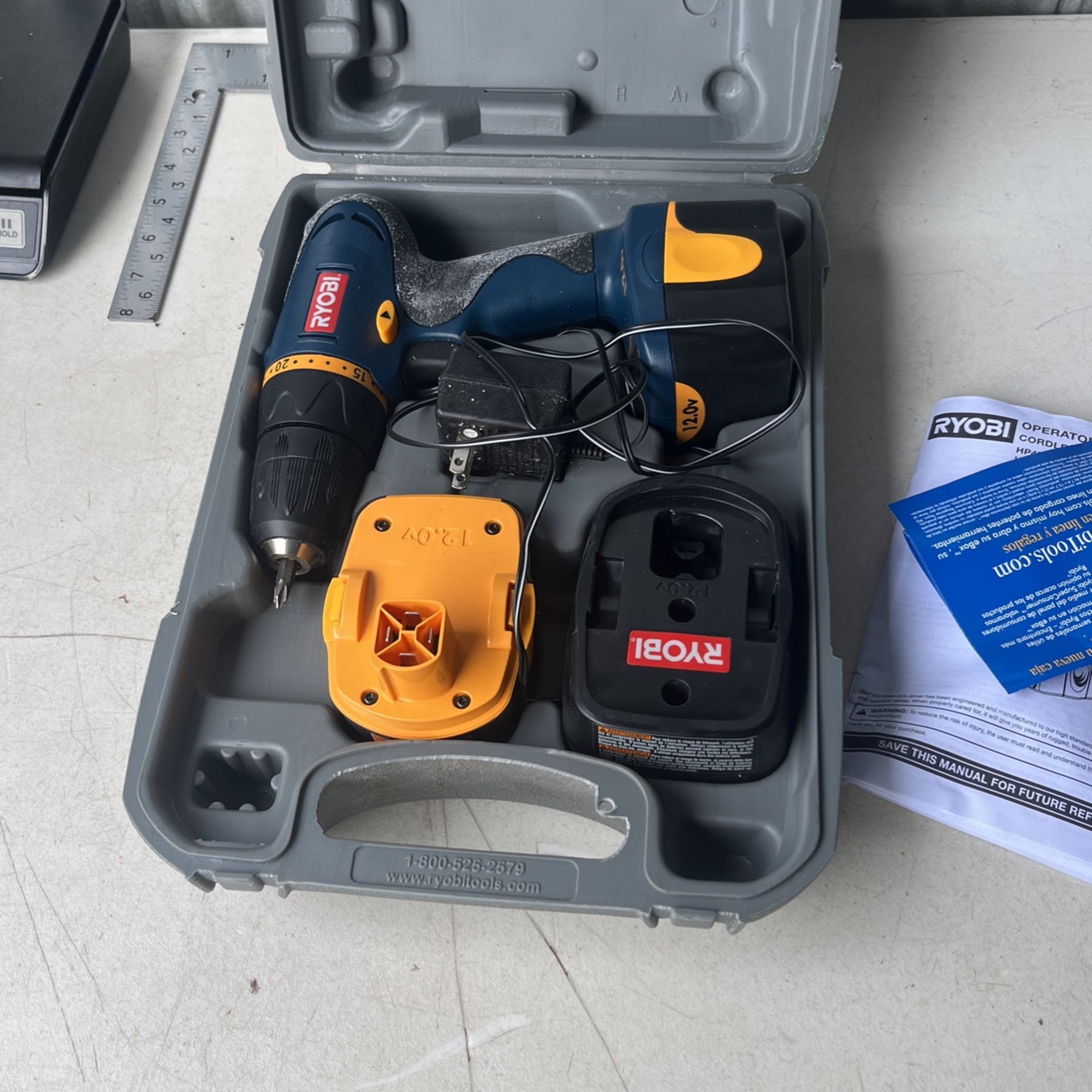 Ryobi Cordless Drill Driver Set