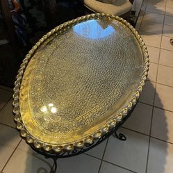 Brass Gold Coffee Table 