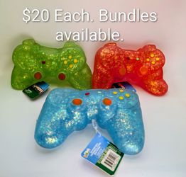 Squeeezy Glitter Game Controller Squeeze Toy Multicolor Squishy