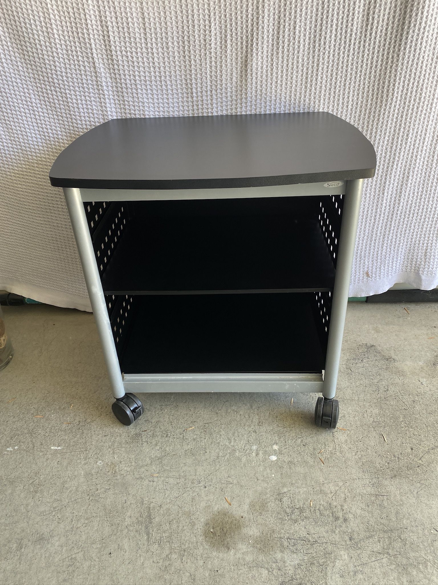 Rolling Nightstand Storage Dresser