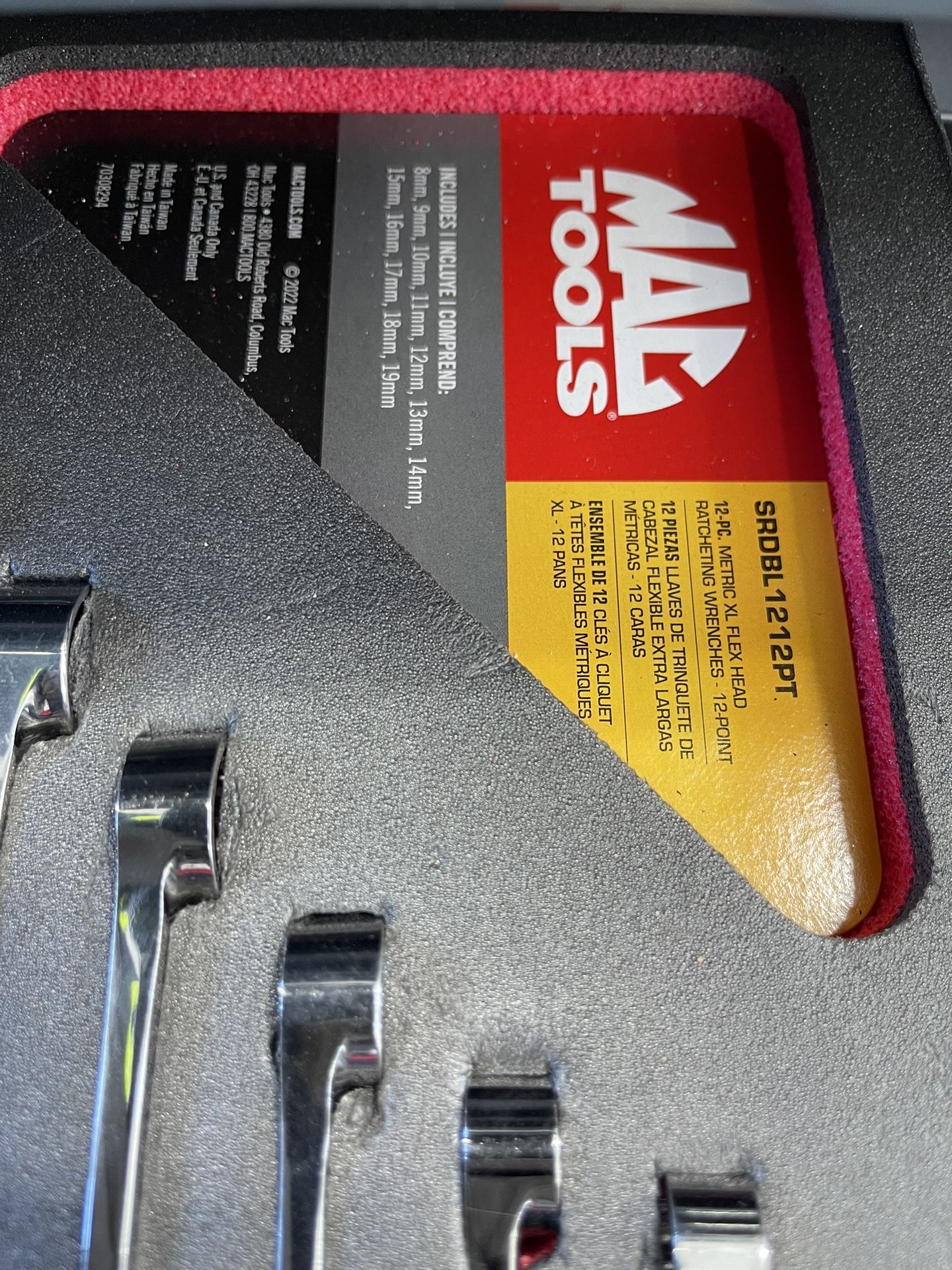 MAC Tools Wrench Set