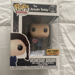 Funko Pop! The Addams Family Wednesday Addams Hot topic exclusive