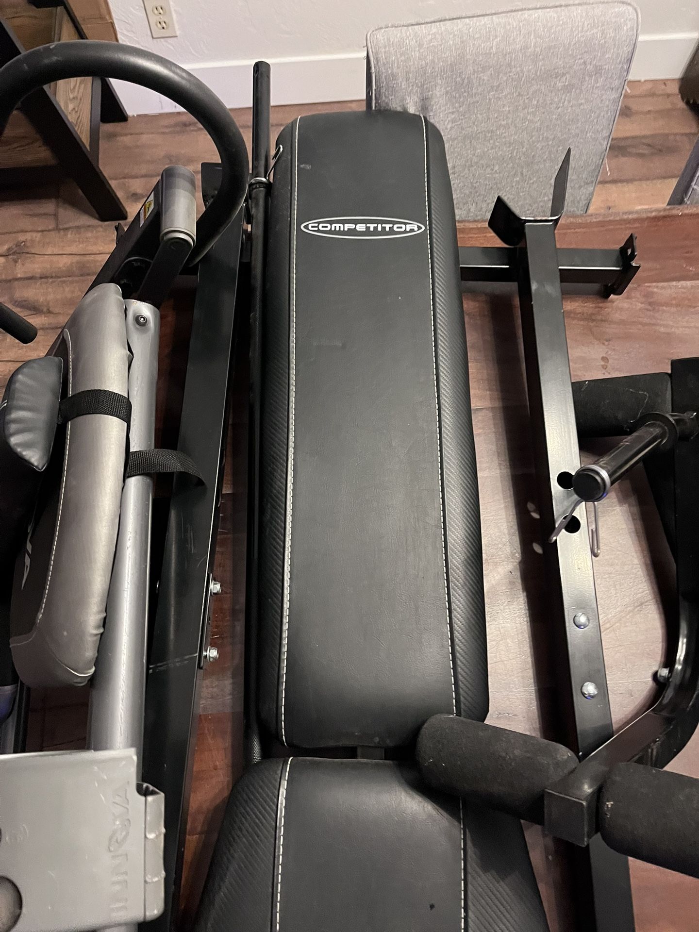 Gym Equipment, Inversion table, and Weights