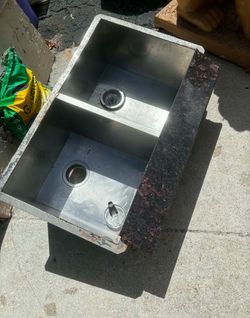 Double Stainless Steel Sink