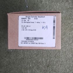 Schlage Single Cylinder Dead Bolt