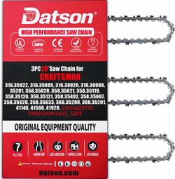 20" Chainsaw Chain Fits Craftsman S205/CMXGSAMY462S 41AY462S793 46-cc 2-cycle Gas Chainsaw,20 inches Chain saw for CRAFTSMAN CMXGZAM700121 Replacement