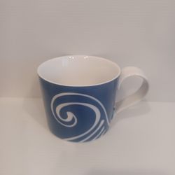 2008 Starbucks Blue/White Wave Mug