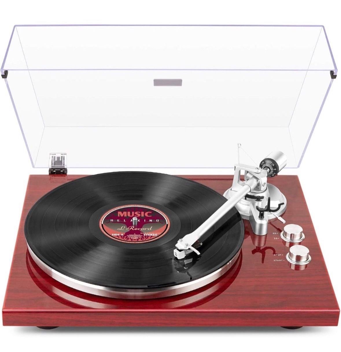 1 by ONE Belt Drive Turntable with Bluetooth Connectivity