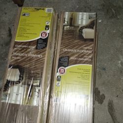 Traffic Master Grey Oak Laminate Flooring 