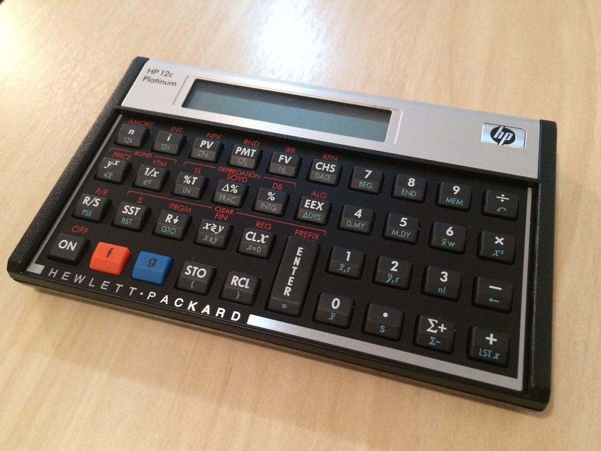 HP 12C Platinum Financial Calculator