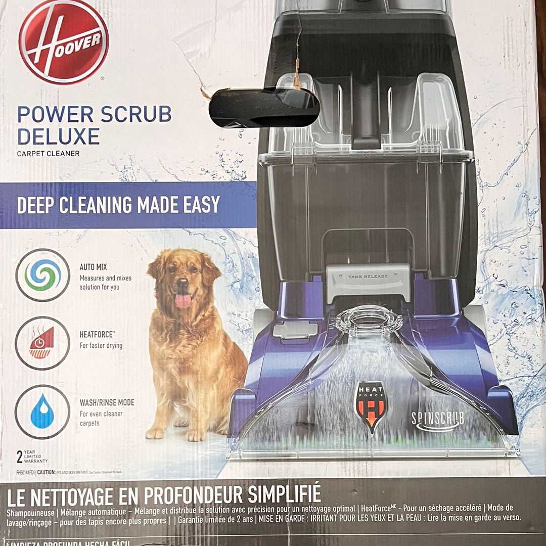 Hoover Power Scrub Deluxe Carpet Cleaner Machine and Upright Shampooer -  FH50141