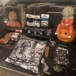 Halloween Spirit Bundle Lot Of 10 Trick R Treat Haunted Mansion Nightmare Before Christmas New